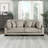 Brinsley 90"W Modern Corduroy Track Arm Modular Sofa-938115527