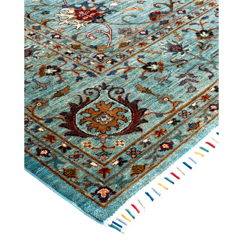One-of-a-Kind Rectangle 8'9" X 12' Hand Knotted Area Rug