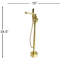 Robinet de baignoire autoportant avec douche à main Venus - or brossé-95304173-95449011
