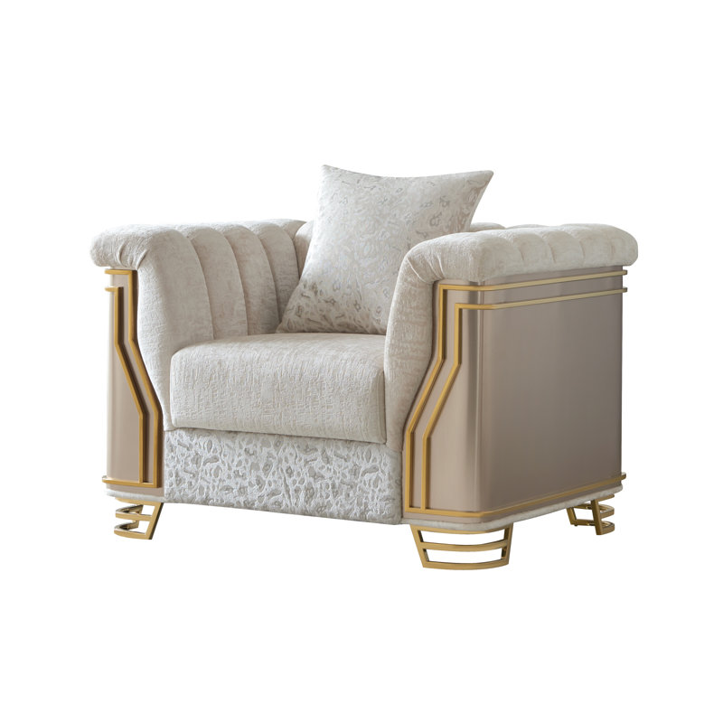 Chaise Dunleavy crème