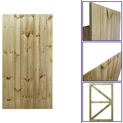 Narmada 180 cm H Gate Fencing