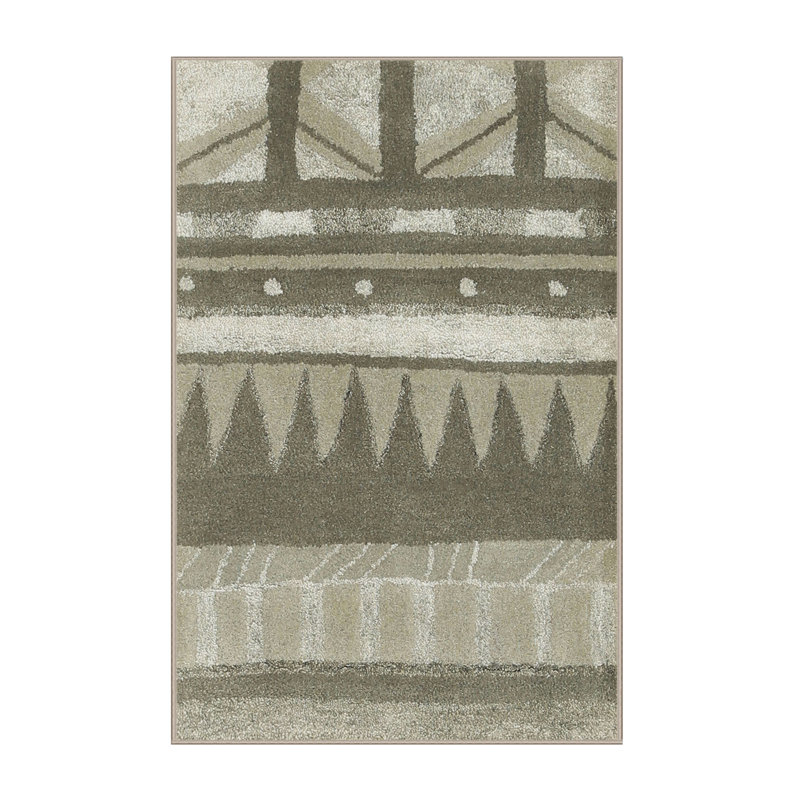 Tapis abstrait gris, Rectangle 5 pi x 7 pi