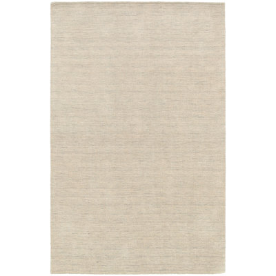 Nala Beige Grey Hand-Tufted Wool Rug
