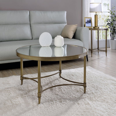 Table basse à miroir