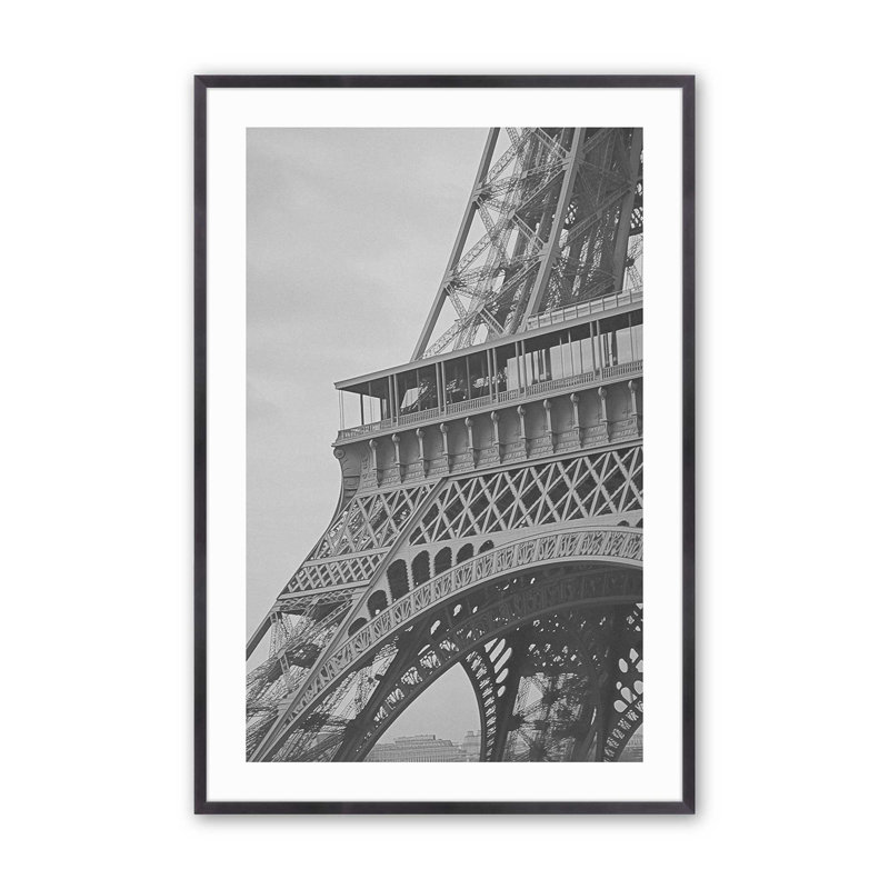 Paris Heights, Cadre photo simple en zinc vieilli, H 17,25 po x l 21,25 po