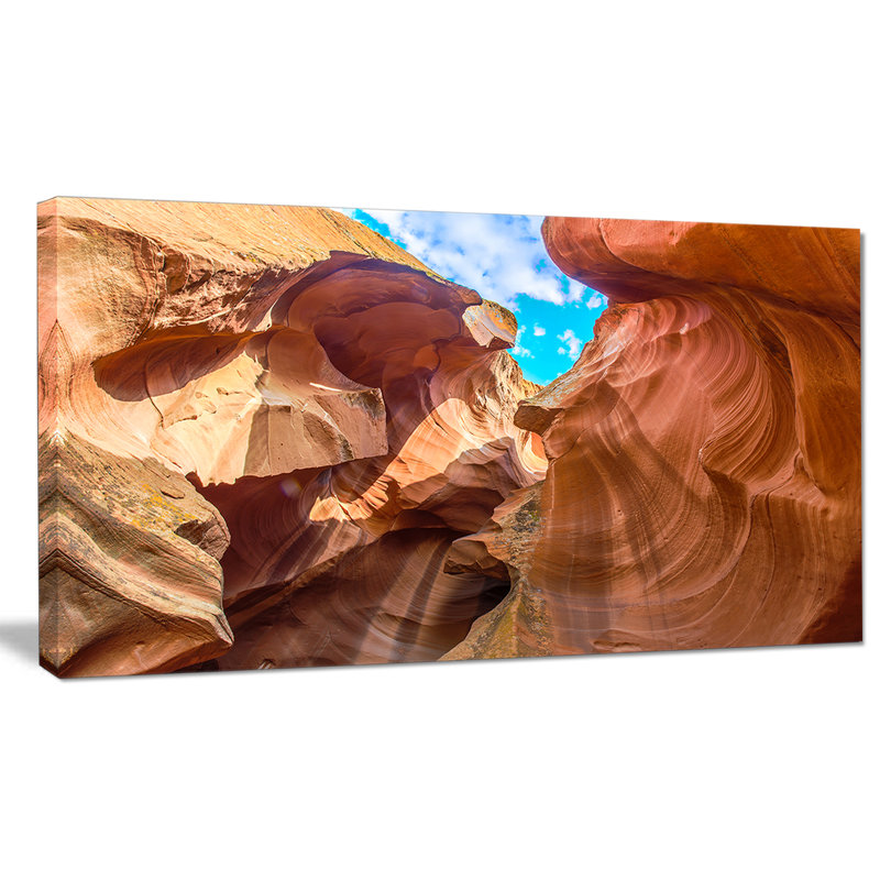 «Sky from Antelope Canyon», reproduction de photo sur toile tendue, H 16 po x l 32 po x P 1 po