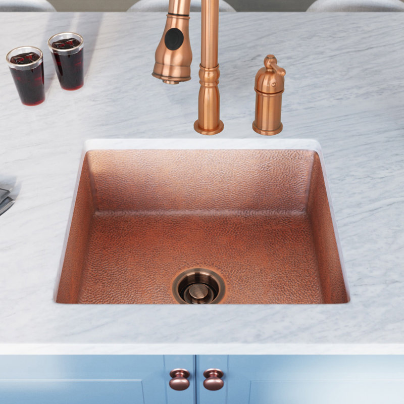 Garbage Disposal Kitchen Sink Drain, Antique Copper