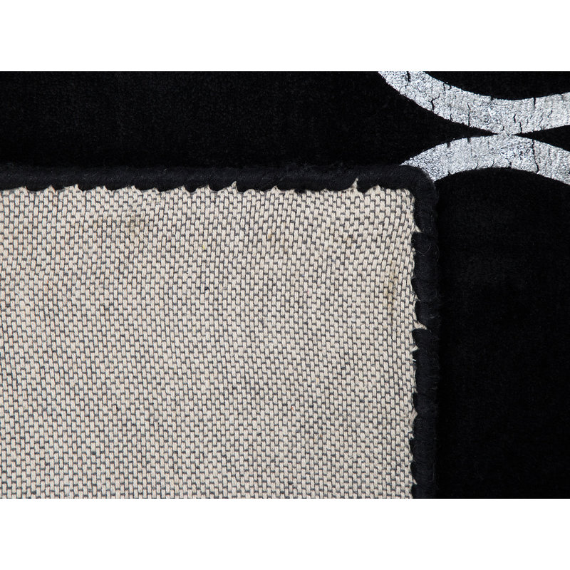 Melbourne Geometric Viscose Hand Woven Area Rug, Rectangle 140 x 200cm