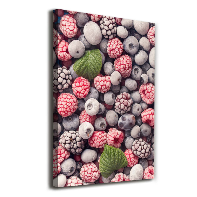Frozen Fruit - Wrapped Canvas Print