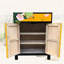 Armoire de rangement pour chaussures en bois massif 9 paires