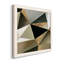 Toile encadrée de qualité supérieure Gold Polygon Wall II - prête à être accrochée-2081157415-2081157410