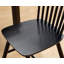 Chaise de salle à manger en bois massif de style Mid-Century à dossier Windsor-147714990