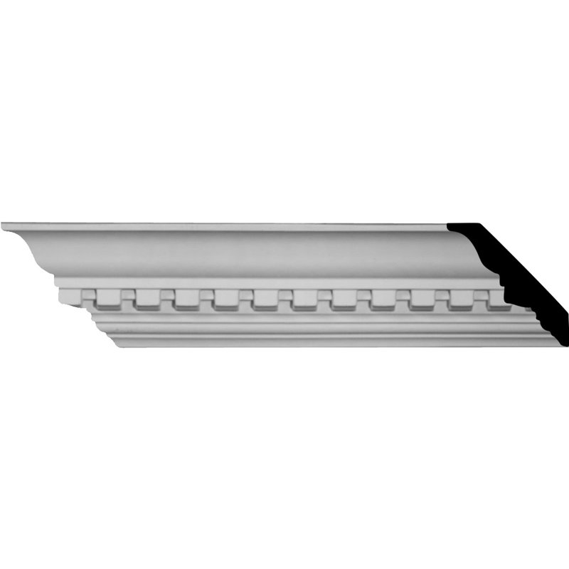 Dentil 3'' H x 96.13'' W x 2.75'' D Urethane Crown