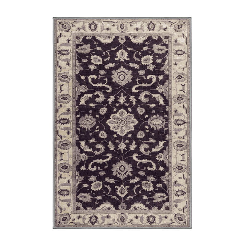 Tapis brun lavable à la machine, Tapis de couloir 2 pi x 4 pi