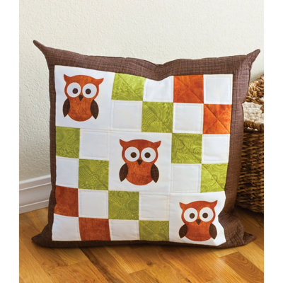 AccuQuilt GO! Matrice de découpe de hibou pour les projets de courtepointe, d'appliques, de broderie et d'artisanat