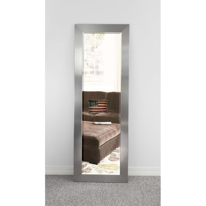Eladia Flat Mirror, Brushed Nickel