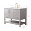 Ensemble de meuble-lavabo simple 42 po Vicini-908146825