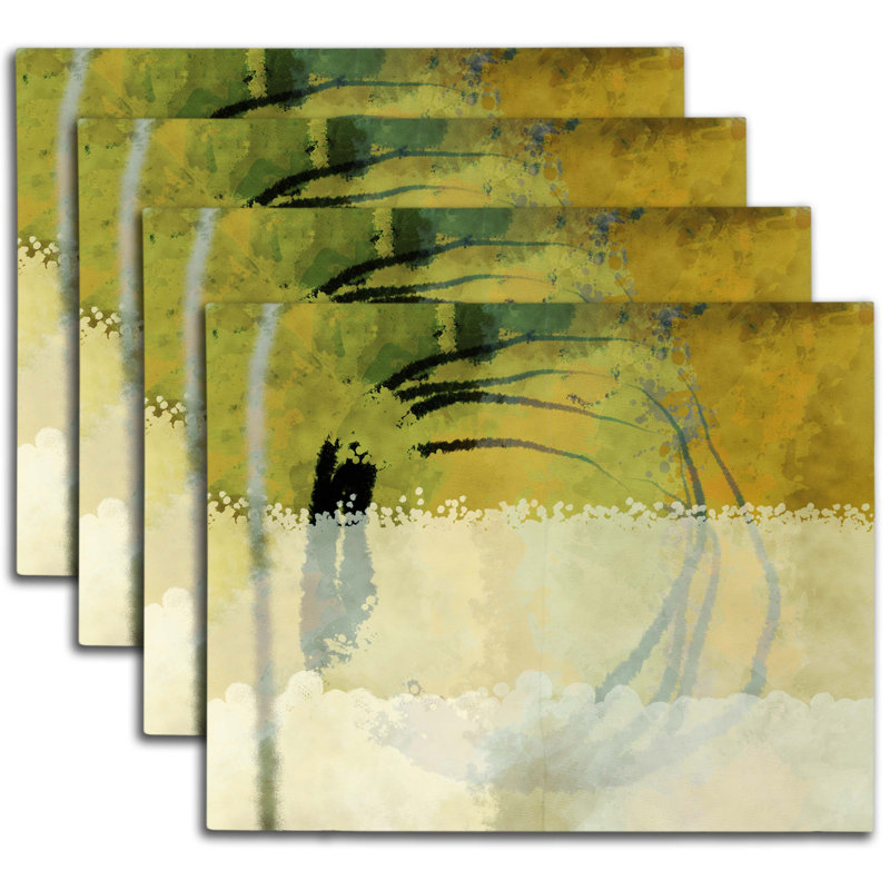 Napperon abstrait en polyester