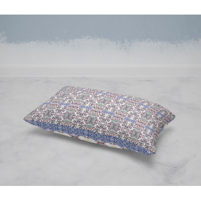 Shalimar Diamond Floral  Rectangular Throw Pillow