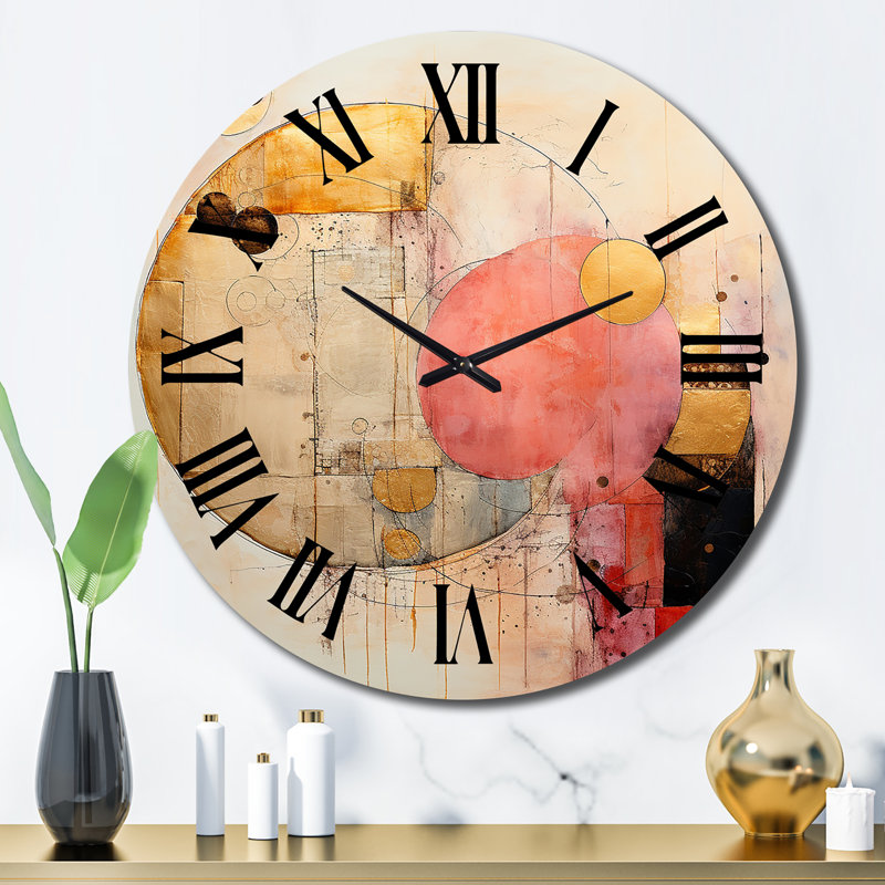Horloge murale en métal Beyarmudu, Grand