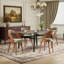 Upholstered Side Chairs with Padded Back-1598645017