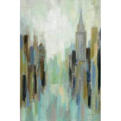 New York Morning II by Silvia Vassileva - Wrapped Canvas Painting