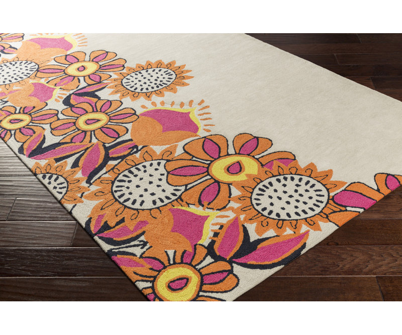 Cesar Floral Indoor Rug, Rectangle 7'6" x 9'6"