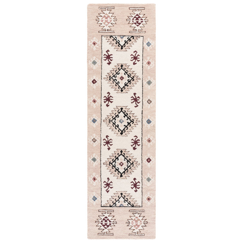 Laine 85% touffetée à la main Metro 899; Tapis oriental 15% coton, Tapis de couloir 2 pi 3 po x 8 pi