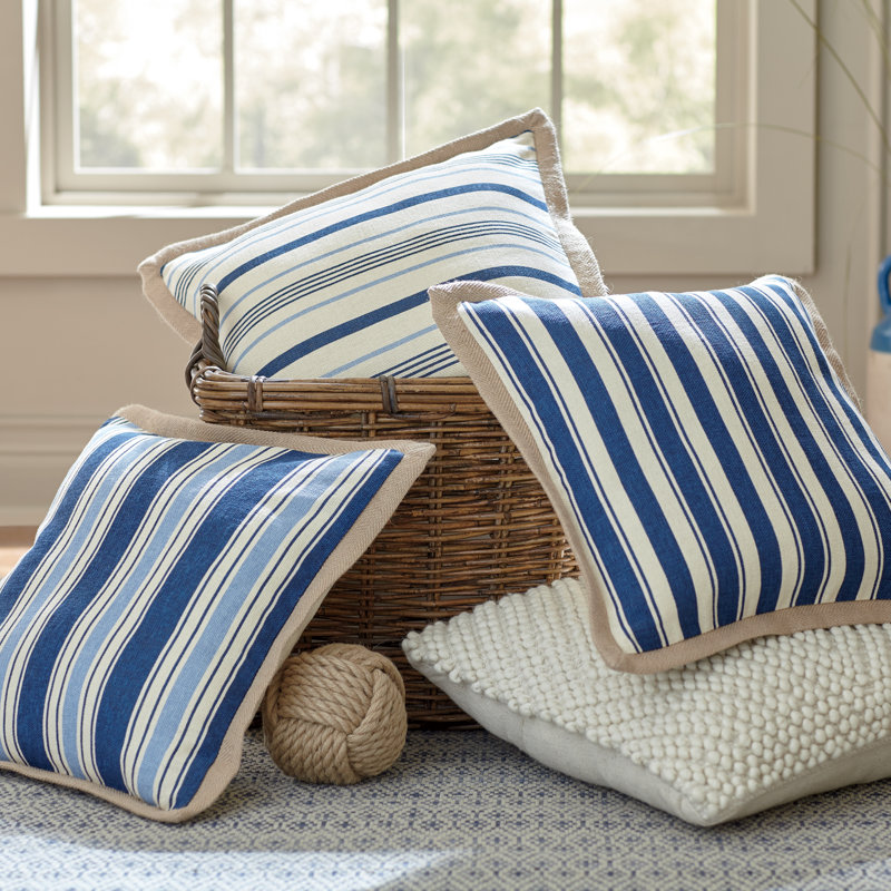  Jute Trim Pillow Cover