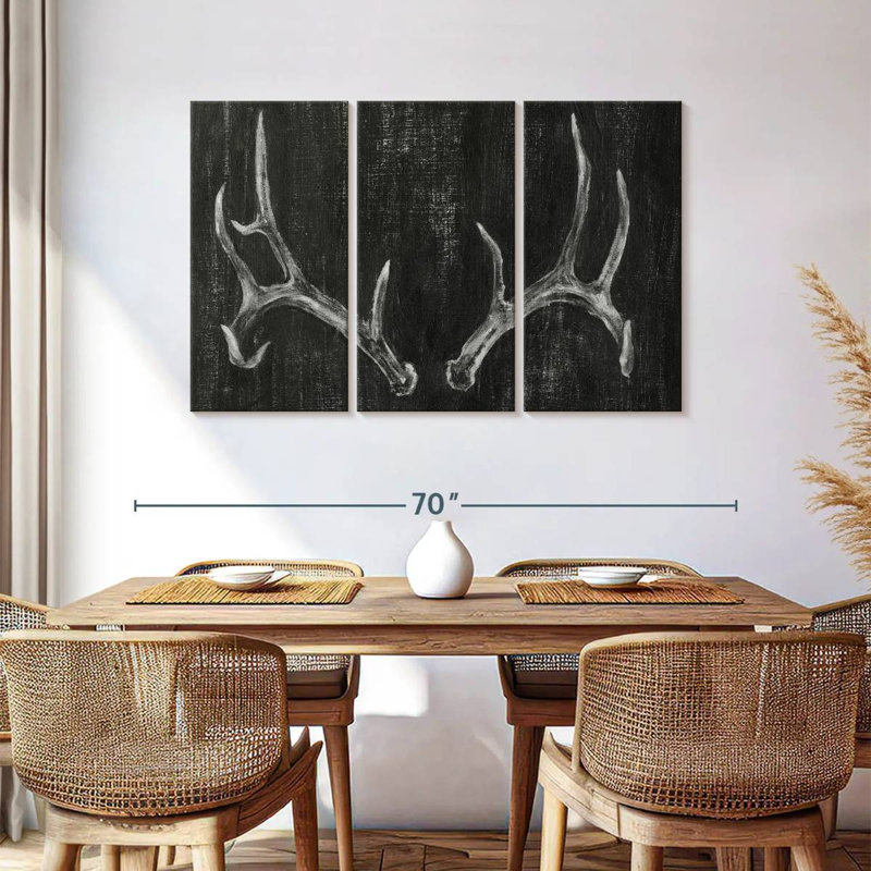 Senne Rustic Antlers I, 36" H x 57" W