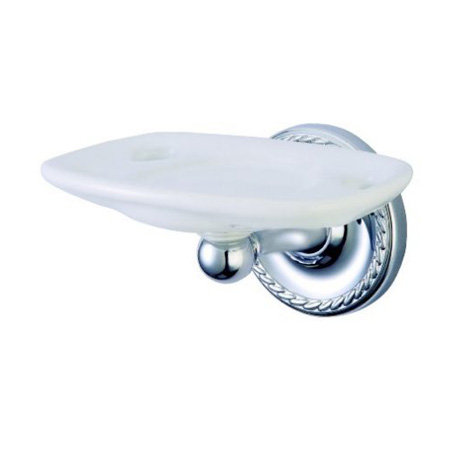 Laurel Toothbrush & Tumbler Holder, Chrome