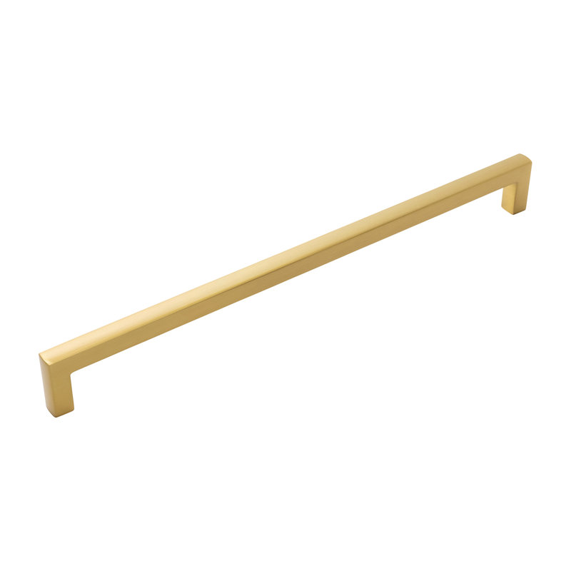Coventry Center Appliance Pull, 12", 0.5", Brushed Golden Brass