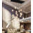 26-lights Rectangular Crystal Chandeliers Led Dimmable Light-220099964
