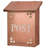 Pasadena Brass Wall Mounted Mailbox-32255752-32459876