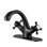 Robinet de lavabo pour salle de bain à poignée simple 1588-ATI