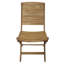 Chaise de patio pliante en acacia Chamorro