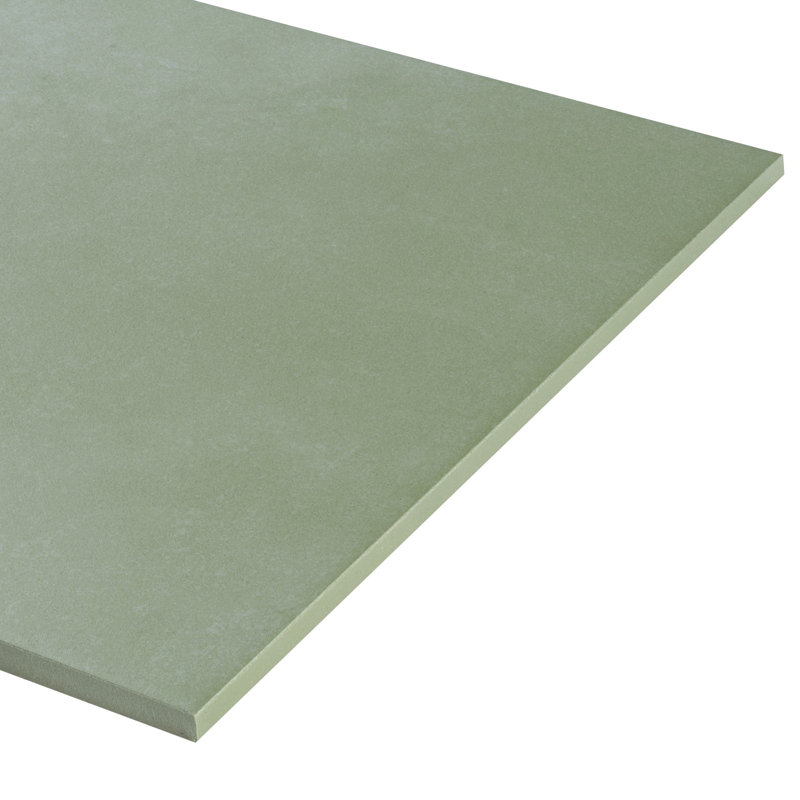 Literary License 12'' W x 24'' L Porcelain Concrete Look Singular Tile, Fern