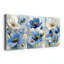 "Blue Floral", art mural, reproduction de peinture à l'huile (ensemble de 3)-366152061
