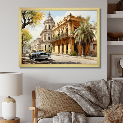 " Cuban Architecture Yellow "