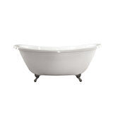 Ston 72" x 38" Soaking Solid Surface Bathtub