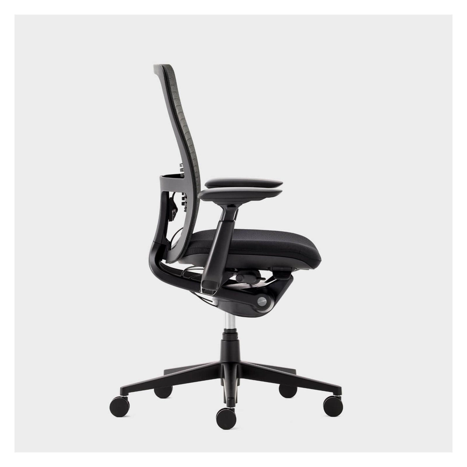 Haworth Zody Digital Knit Office Chair - Standard Posture with Lumbar Support, Onyx