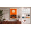 Sun and Chessmen Retro - Wrapped Canvas-1206275421-1206275394