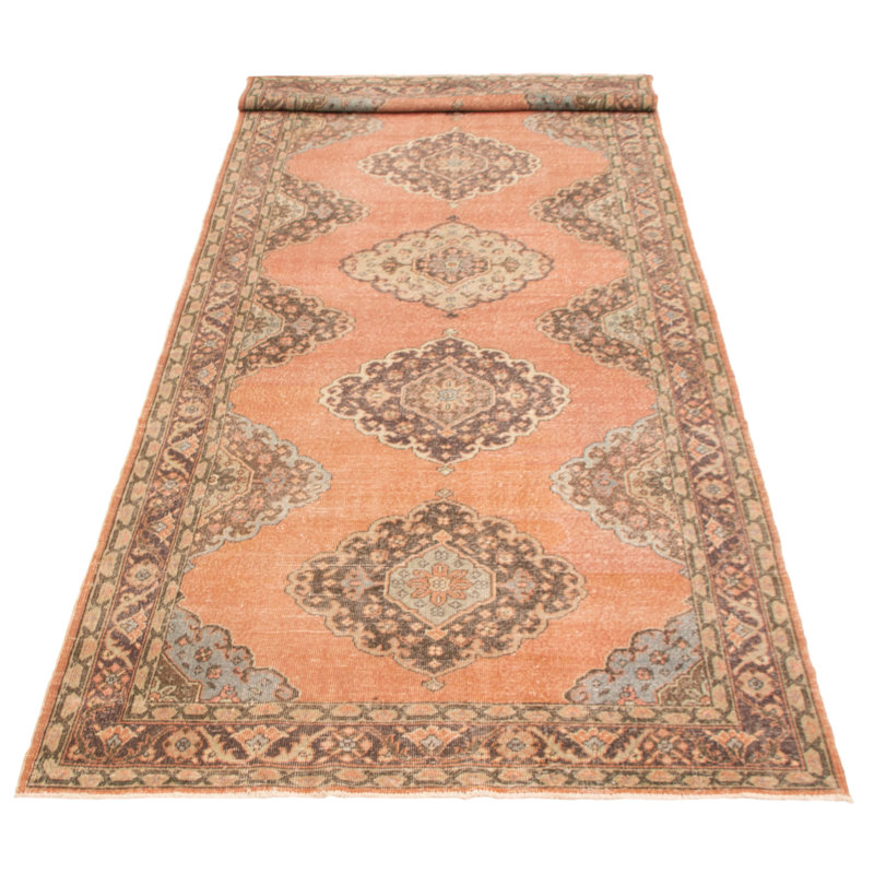 Tapis saumon Croff Vintage 5 pi 1 po x 13 pi 5 po