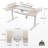 Mariita 74.8" U-Shaped Standing Desk-93832044