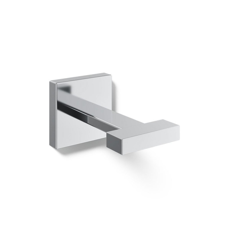 Square Robe Hook, Polished Chrome