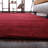 Erelina HAND KNOTTED LOOM SILK ECO-FRIENDLY AREA RUGS  - Dark Red Color | Solid Design | Area Rugs for living room, Bedroom-917242008