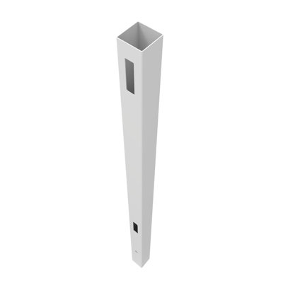 Horizontal Fence 5 in. x 5 in. x 108 in. Vinyl End Post