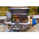 Saber 4-Burner Propane Gas Grill with Cabinet