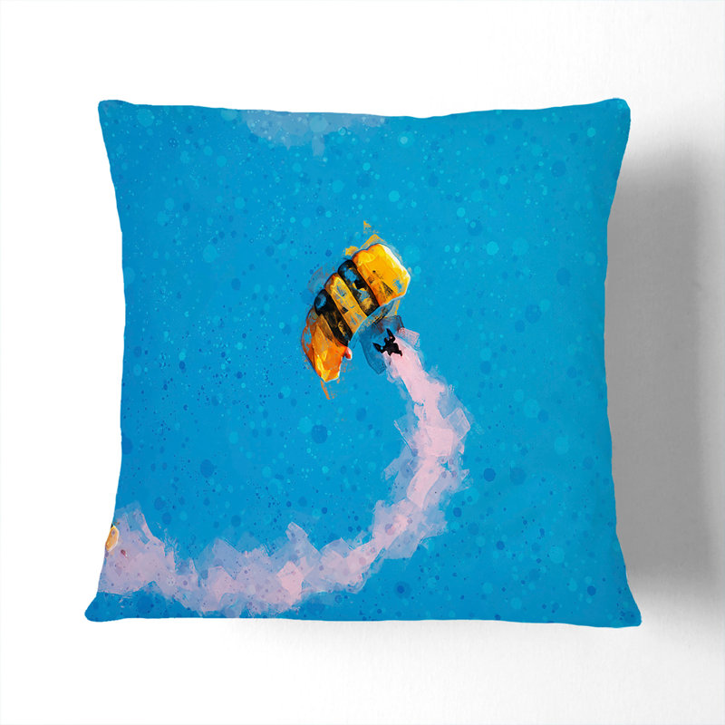 Square Throw Cushion, 55cm H x 55cm W x 20cm D