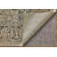 Tapis gris traditionnel à motif floral et botanique Xina-133040301